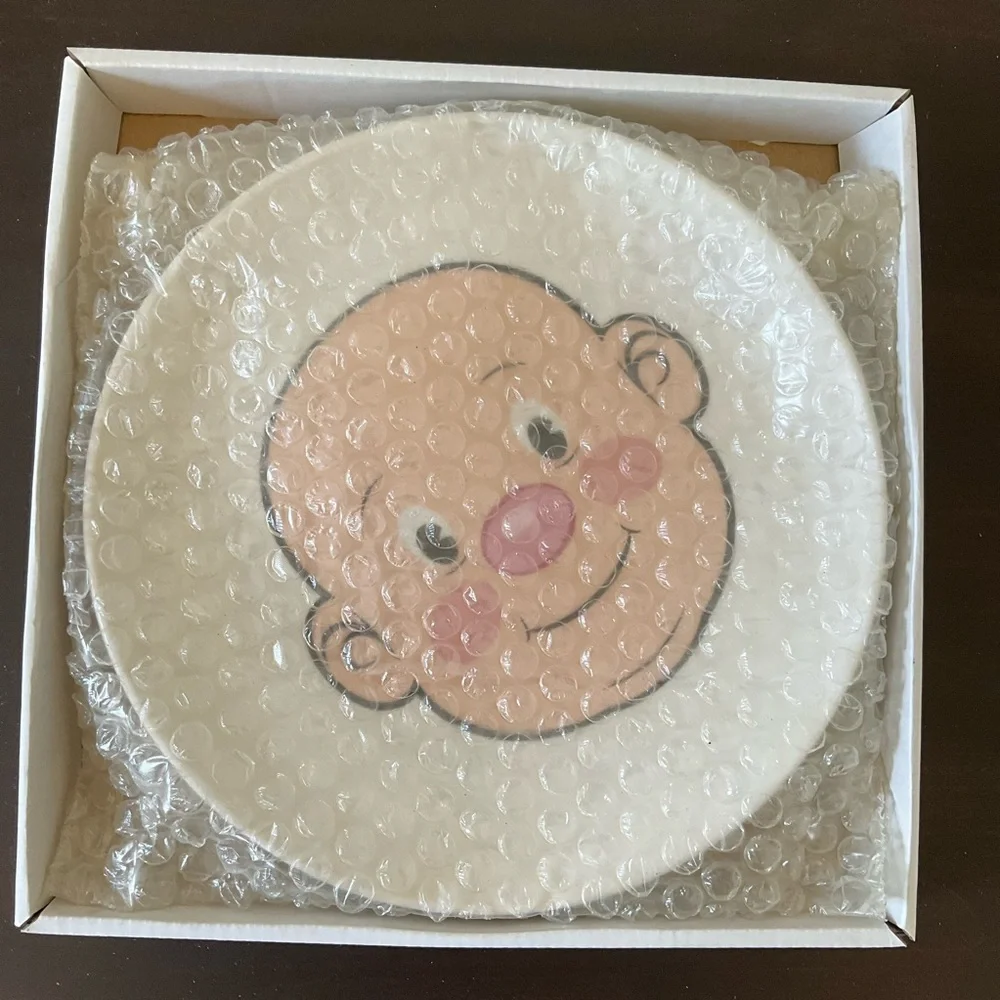 Genuine Fred Mr. Food Face Kids Ceramic Dinner Plate